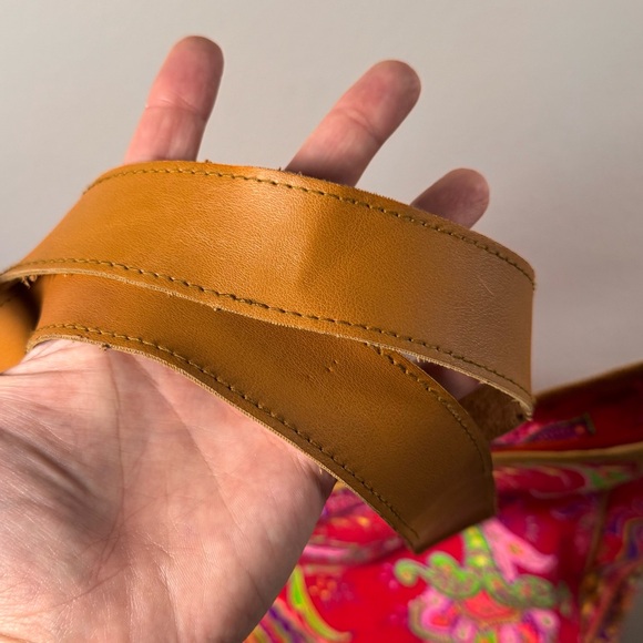 Vintage Vibrant Paisley Print Mod Tote XL - Picture 5 of 13